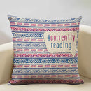 Ljojo Life Beautiful Words Linen Cushion Cover 45x45cm Luxe Bedroom Decor