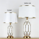 Ljojo Luxury Ceramic Table Lamp for Modern Living Room Office Bedroom