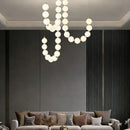 Nordic Style Acrylic Spherical Led Ceiling Lamp for Living Rooms by Ljojo