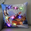 Ljojo LED Xmas Throw Pillows 18x18 inch - Cartoon Christmas Decoration