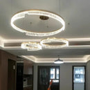 LED Pendant Light Golden Chandelier for Bedroom Living Room Hotel - Stylish Art Decor by Ljojo