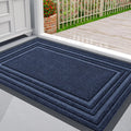 Ljojo Low Profile Outdoor Rubber Mat Heavy Duty Non Slip Indoor Doormat