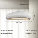 Nordic Wabi Sabi Led Pendant Lights Living Dining Room E27 Chandeliers Ljojo