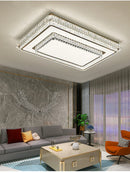 LED Crystal Ceiling Light Modern Rectangle Living Room Decor De Techo Luxury Lamps by Ljojo