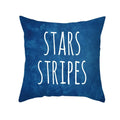 Ljojo LOVE USA Patriotic Letters Decorative Cushion Cover - Cartoon Style Home Decor Pillowcase