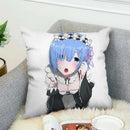 Ljojo 45x45 Cushions Covers for Bed Pillows, Sofa Anime Body Home Decor