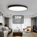 Ljojo 20" LED Smart Ceiling Lamp with Remote Control for Bedroom and Living Room