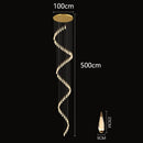 Ljojo LED Staircase Chandeliers: Modern Home Decor Pendant Light for Living Room