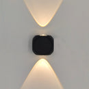 Ljojo LED Wall Lamp: Modern, Waterproof, Indoor/Outdoor, Up Down, Nordic, Aluminum, White/Black.