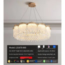 Ljojo Luxury Crystal Chandelier, French Dining Table Set, European Lamps