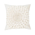 Ljojo 3D Sunflower Velvet Cushion Cover: Handmade Small Daisy Flower Throw Pillow
