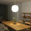 Nordic Glass Sphere LED Pendant Light Fixture for Dining Room by Ljojo