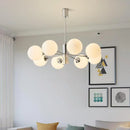 Nordic Living Room Chandelier Glass Ball Ceiling Lamp by Ljojo