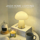 Glass Mushroom Table Lamp Nordic Style - Ljojo Ambiance Nightlight Bedside Ornament