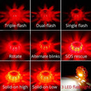 Ljojo LED Safety Flare Emergency Strobe Light with 9 Modes