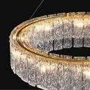 Ljojo Modern Glass Chandelier Lamp Luxury Home Decor Lighting Living Room