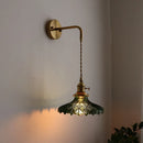 Ljojo LED Copper Wall Light for Bathroom Mirror Hallway Bedroom Glass Lamp