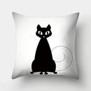 Cute Cat Cushion Cover 45x45cm - Ljojo Home Decor Pillowcases