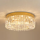 Crystal Ceiling Lamp Modern Chandelier LED Light Fixture by Ljojo for Bedroom Living Room.