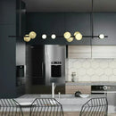 Nordic Strip LED Pendant Lights - Modern Minimalist Kitchen Chandelier by Ljojo