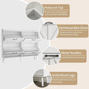 Ljojo™ Farmhouse Shoe Cabinet with 4 Drawers: Stylish Entryway Storage