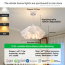 Modern French Cozy Ceiling Lamp Chandelier Bedroom Dining Room Elegant Home Decor Light - Ljojo