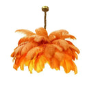 Modern Feather Pendant Light LED Chandelier Nordic Living Room Dining Room Home Decoration - Ljojo