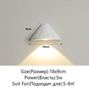 Ljojo LED Wall Lamp Black White Indoor Lighting