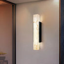 Ljojo Marble LED Wall Light: Modern Minimalist Outdoor Waterproof Porch Lamp.