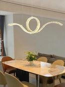 Ljojo Luxury Crystal Chandelier: High-End Dimmable Pendant Lamp