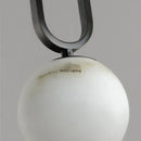 Ljojo Marble Pendant Light Modern Copper Chandelier for Living Room