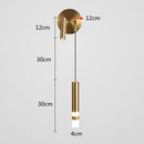 LED Wall Light Bedroom Lamp Reading Spotlight Chandelier Postmodern Minimalist Hotel Room Bedside Wall Light by Ljojo