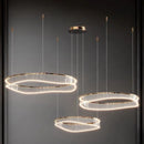 Ljojo Luxury Circular Pendant Chandelier for Elegant Living Room Decor