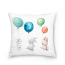 Easter Bunny Polyester Throw Pillow for Home Decor Sofa by Ljojo