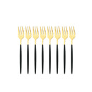 Ljojo Mini Stainless Steel Tea Cake Dessert Forks Set - 8pcs