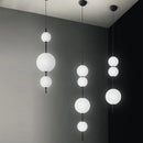 Ljojo Glass Ball Pendant Lamp Ceiling Chandelier Kitchen Bedroom Home Decor