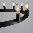 Ljojo Industrial Style Retro Chandeliers Iron Light for Bar Dining Living Room Fixtures