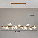 LED Cream Petal Pendant Light Modern Stylish Chandelier by Ljojo for Home Decoration