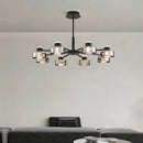 Ljojo SANDYHA Minimalist Glass Chandelier LED Pendant Light Modern Nordic Stylish Lighting