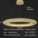Ljojo Luxury Crystal Chandeliers for Home Villa Lighting in Living Dining Room