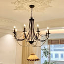 French Medieval Living Room Chandelier Rustic Minimalist Retro Master Bedroom Lighting Ljojo