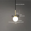 Ljojo Marble Copper LED Pendant Lamp for Modern Interiors