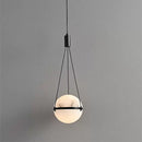 Nordic Luxury Marble Ball Pendant Lights | Minimalist LED Chandelier by Ljojo