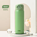 Ljojo 500ML Vacuum Flasks Tumbler, Stainless Steel Thermal Insulated Cup, Hot/Cold Drinkware