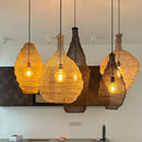 Wabi Sabi Iron Pendant Light Minimalist Art Chandelier for Dining Room by Ljojo