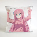 Ljojo 45x45 Decorative Pillowcases for Sofa Pillows - Bocchi Rock Theme