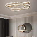 Luxury Crystal LED Ceiling Hanging Lamp High-end Living Room Villa Pendant Light Ljojo