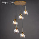 Italian Designer Glass Ball Led Ceiling Lamp - Modern Indoor Lighting by Ljojo