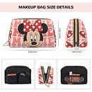 Ljojo Minnie Mouse Cosmetic Bag: Trendy Large Capacity Makeup Case