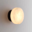 Ljojo Spanish Marble Round Wall Lamp - Modern Nordic LED Light for Living Room & Bedroom